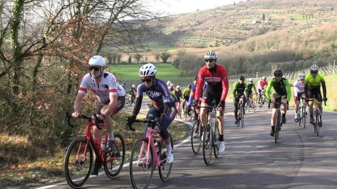 Ciclismo sportivo: parte da Corciano il tour di San Francesco