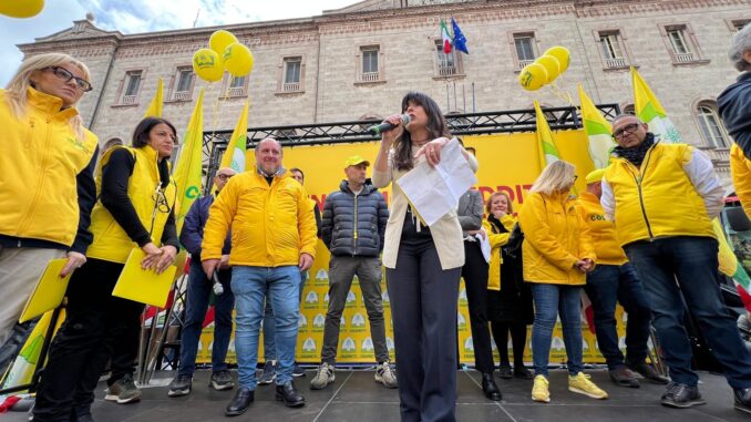 Agricoltori in piazza a Perugia, confronto con la Regione