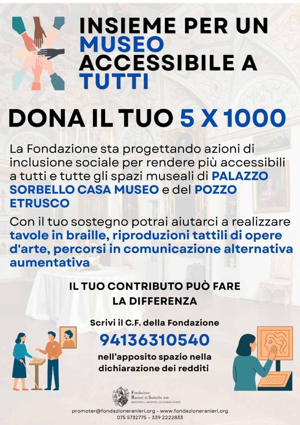 Palazzo Sorbello nuovi percorsi museali più inclusivi