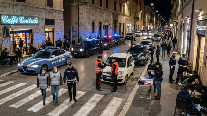 Movida a Terni: controlli serrati e un nuovo avviso orale identificate 108 persone