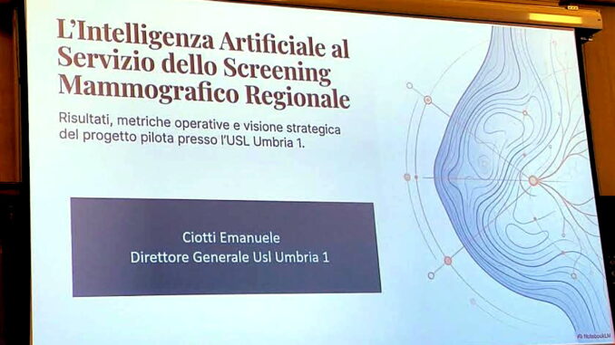 Screening mammografico: l'AI dell'Umbria conquista il Senato