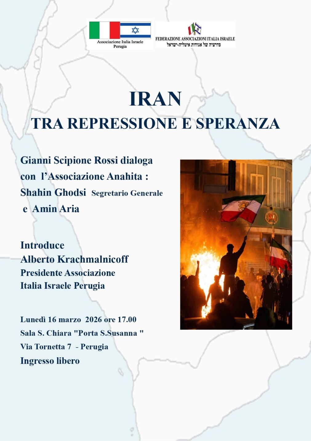 Iran tra repressione e speranza se ne parla a Perugia