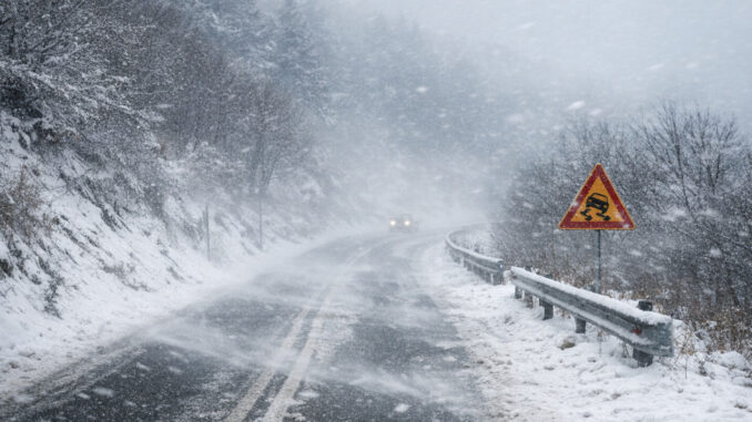 Allerta neve in Umbria, venti forti e peggioramento rapido