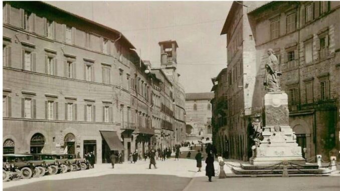 A Santa Susanna:"1865-1940 Perugia e il monumento al Perugino"