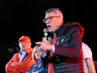 Maurizio Landini a Perugia celebra Liberazione con Mirella Alloisio