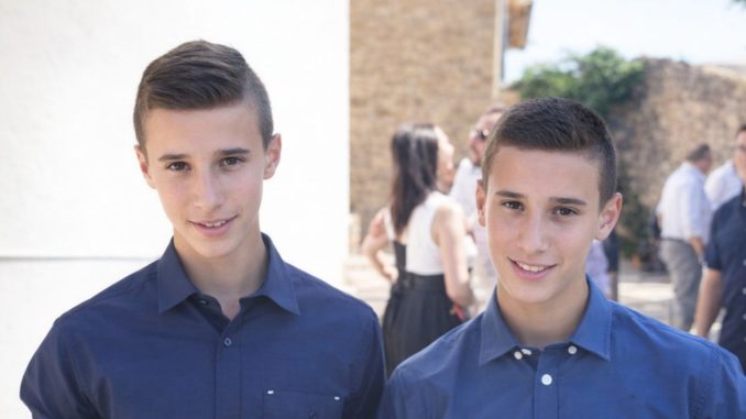 Funerale dei gemelli folgorati nella chiesa di San Giovanni Battista a Magione