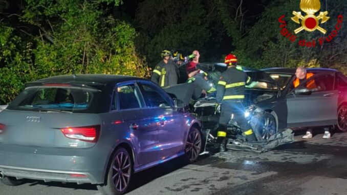 Incidente frontale a Terni sulla ss79, coinvolte quattro persone