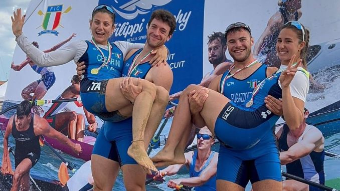 Canottaggio, sei medaglie azzurre al Trofeo Filippi di Fano