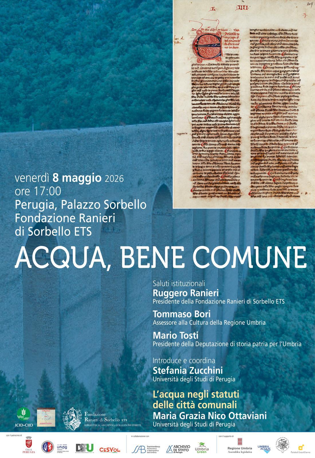 L’acqua pubblica negli statuti con Maria Grazia Nico Ottaviani