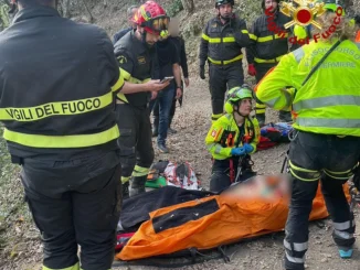 Incidente in quad per soccorso ferito è arrivato anche Nibbio 1