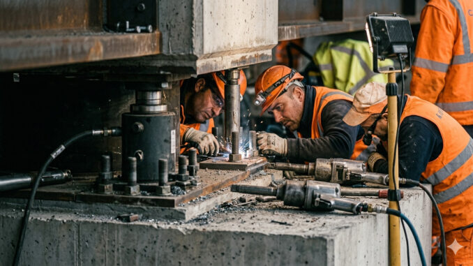 E45 lavori di sismica sul viadotto San Giustino a Perugia