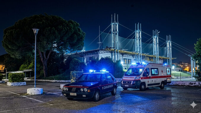 Rissa in un parcheggio, 32enne ricoverato a Perugia con emorragia cerebrale