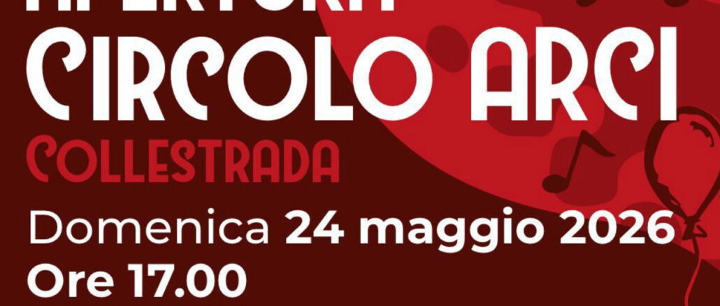 Apertura circolo Arci rilancia iniziativa sociale a Collestrada