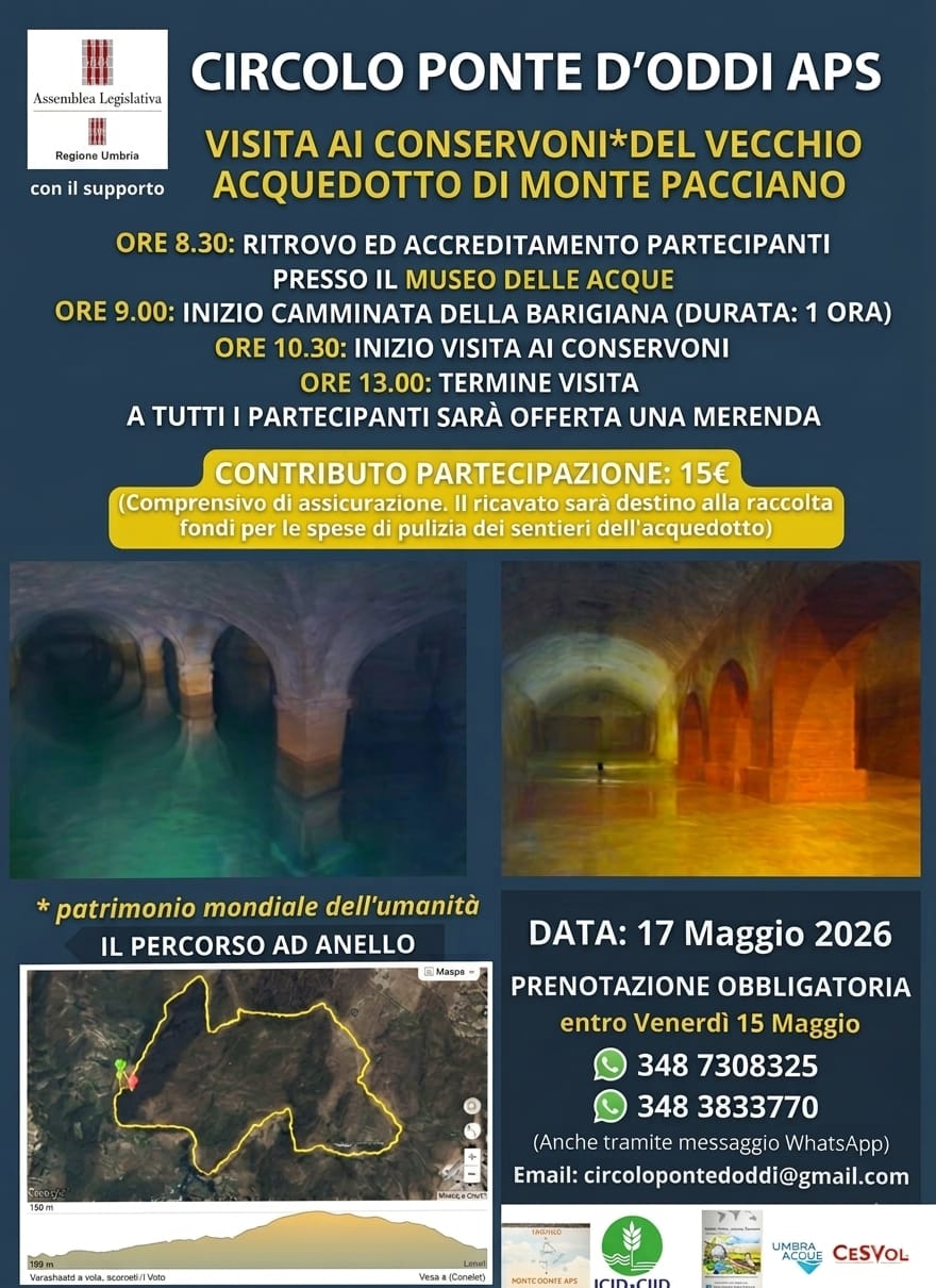 Conservoni di Monte Pacciano con il Circolo Ponte d’Oddi