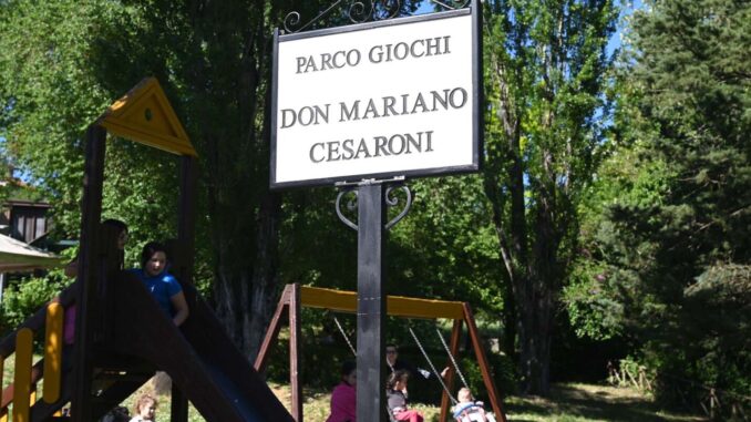 Piccione dedica il parco a don Mariano Cesaroni