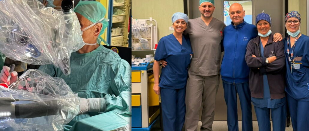 Primo impianto cocleare robotico a Perugia, donna riacquista l'udito, équipe Giampietro Ricci