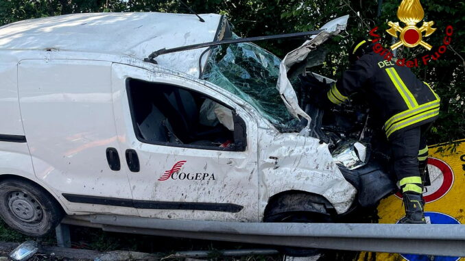 Incidente Stradale sul Viadotto di Toano a Terni