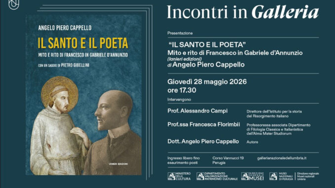 D'Annunzio e San Francesco testo ora esaminato alla Galleria