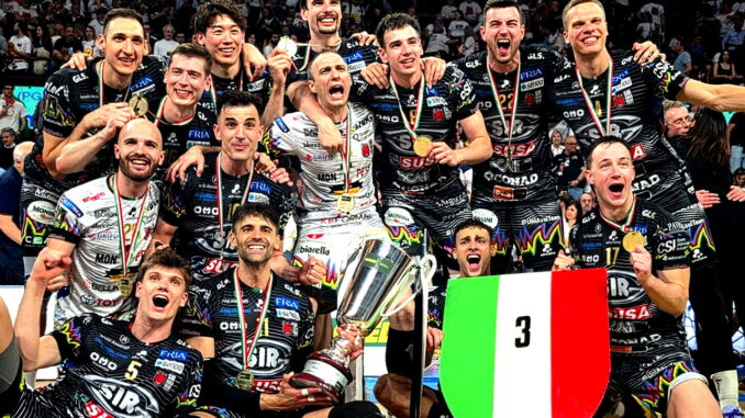 Volley scudetto trionfale complimenti delle Istituzioni umbre