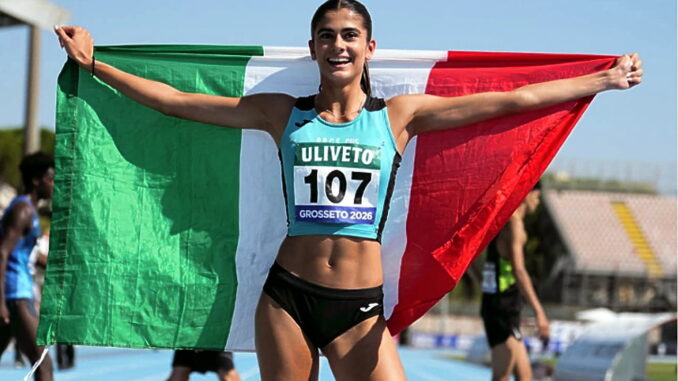 Baiocco trionfa negli 800 metri: è campionessa italiana Under 18