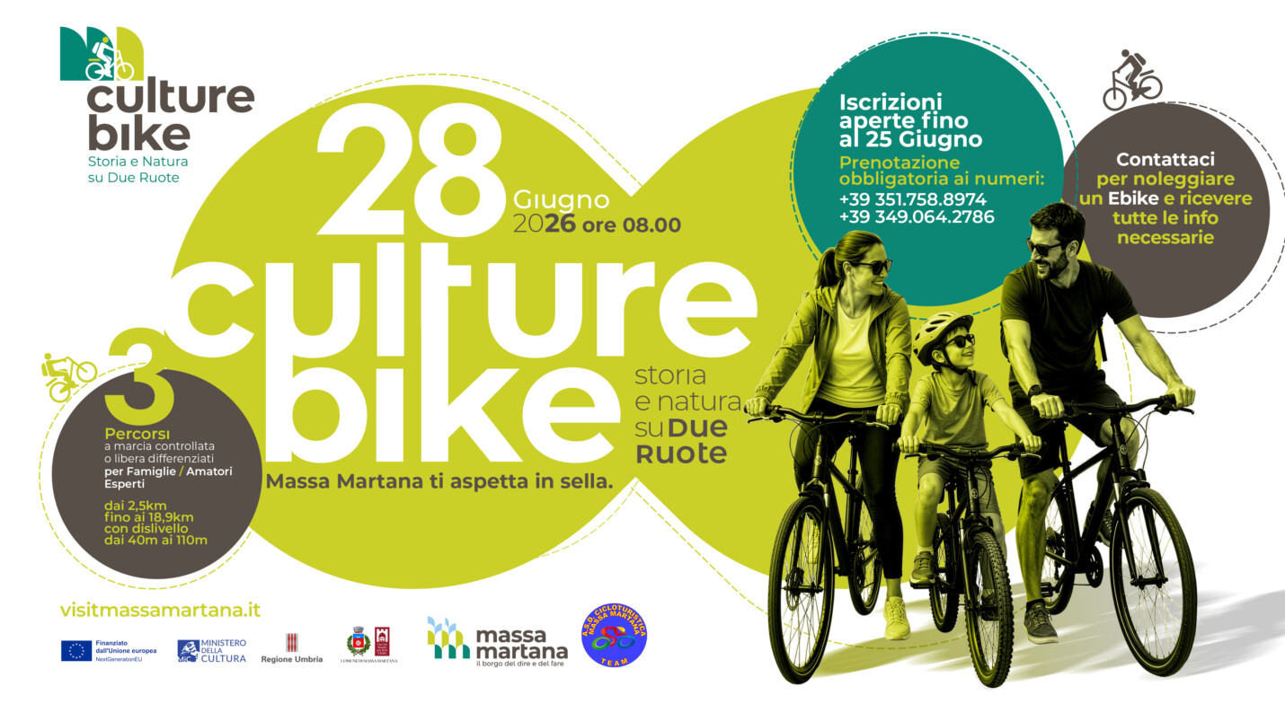 Culture Bike, cicloturismo tra storia e natura umbra slow