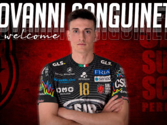 Sanguinetti a Perugia nuovo centrale ufficiale alla Sir Scai