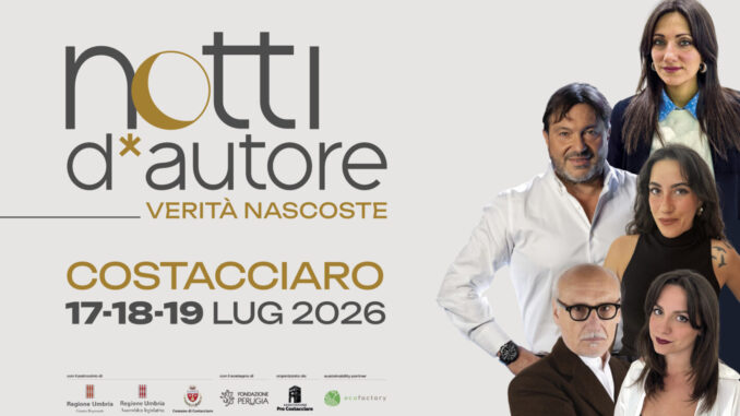 Notti d'Autore Costacciaro, Ranucci e Impastato protagonisti
