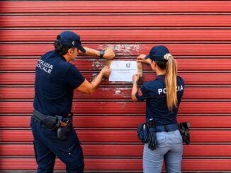 Sicurezza urbana serrata totale per il negozio di via Chiesa a Terni