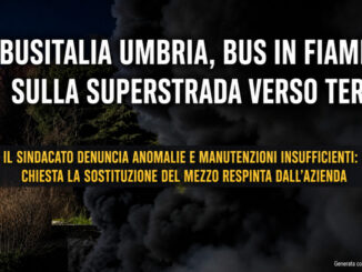 Busitalia Umbria, autobus in fiamme: sicurezza ancora sotto accusa