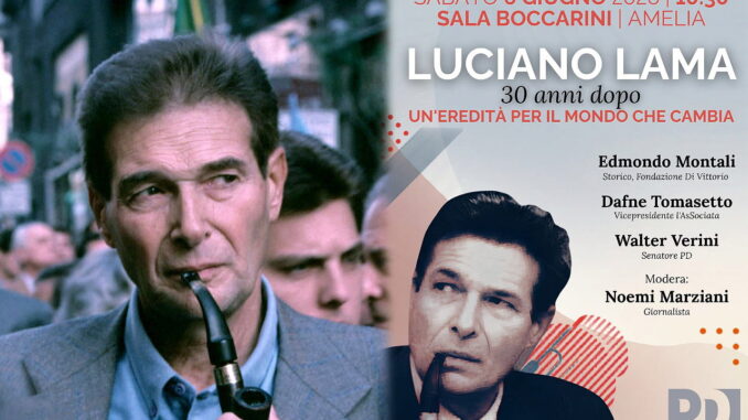 Luciano Lama ricordato a trenta anni dalla scomparsa