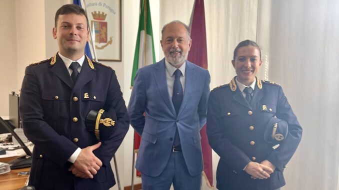 Questura di Perugia accoglie due nuovi funzionari di Polizia