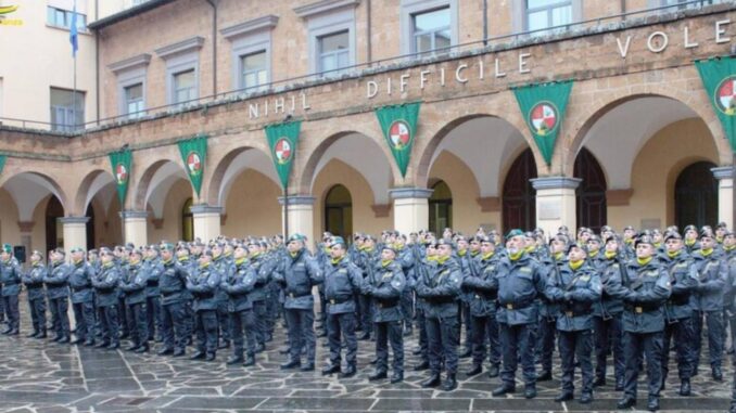 Cittadinanza onoraria: Orvieto premia Guardia di Finanza