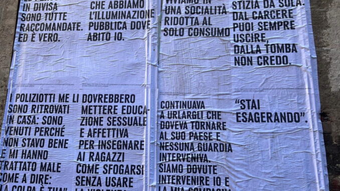 Cartelloni contro Polizia, Coisp chiede rispetto e sostegno pieno