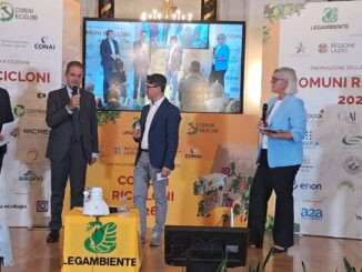 Raccolta del vetro premiata Perugia ai Comuni Ricicloni 2026