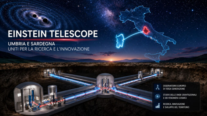 Einstein Telescope, alleanza tra Umbria e Sardegna per ricerca