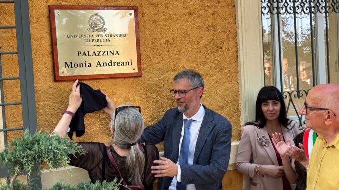 Università per Stranieri inaugura la Palazzina Monia Andreani
