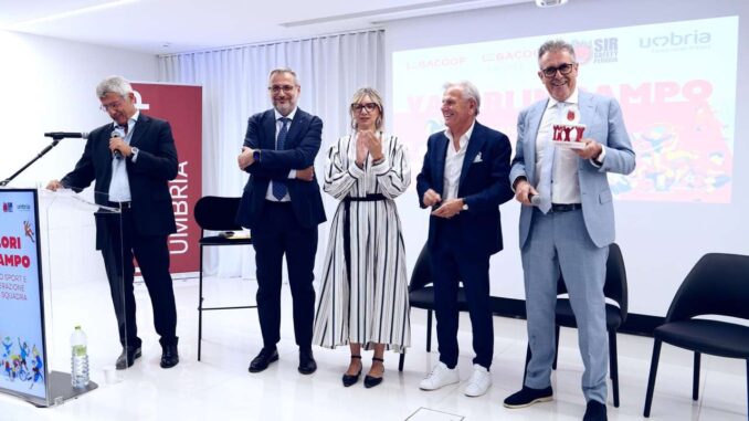Valori in campo premi Legacoop alla Sir Safety Perugia club