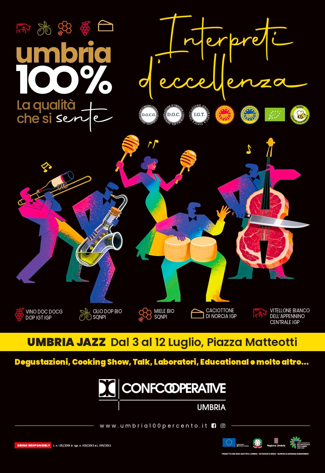 Umbria 100% eccellenze cooperative in vetrina a Perugia