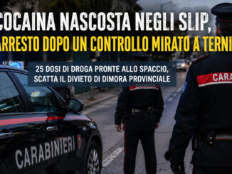Cocaina nascosta nelle mutande