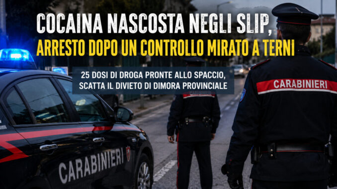 Cocaina nascosta nelle mutande