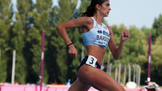 Bianca Baiocco, quarta agli Europei Under 18 nei 800 metri