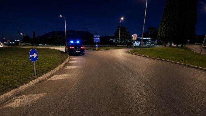 Spari nella notte a Fiamenga Foligno trovati cinque bossoli a terra