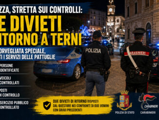 Sicurezza, stretta sui controlli: due divieti di ritorno a Terni