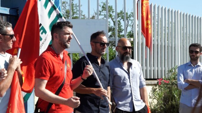 Da sinistra i segretari Malossii segretari Malossi, Calzoni, Brizi