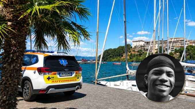Tragedia sul lago, muore il 22enne Justin Andres Asprilla