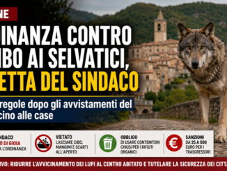 Ordinanza contro il cibo ai selvatici, stretta del sindaco ad Arrone