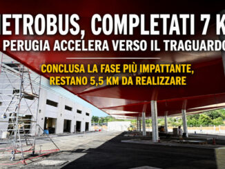 Metrobus, completati 7 km: Perugia accelera verso il traguardo