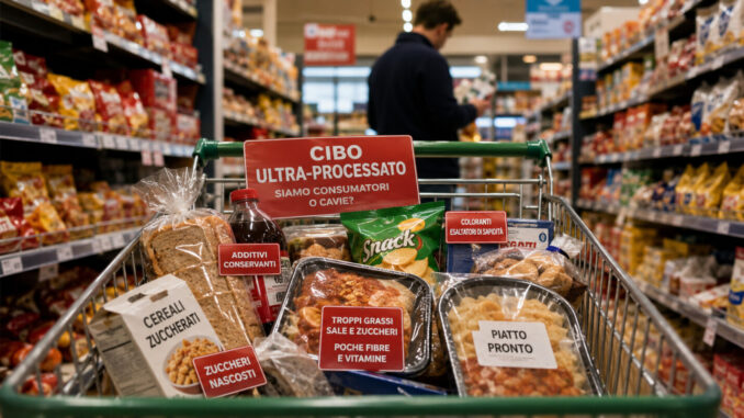 Cibo ultra-processato, consumatori consapevoli o cavie?
