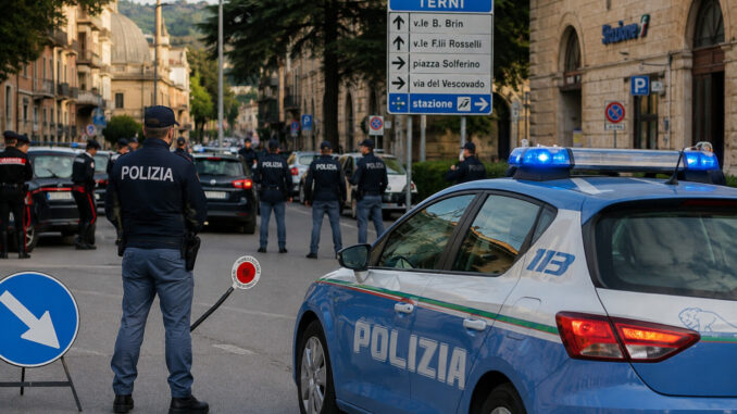 Controlli straordinari a Terni, identificate 68 persone in città Operazione Alto Impatto tra centro, periferie e stazione ferroviaria