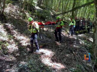 Monte Cucco, escursionista ferita recuperata con elisoccorso